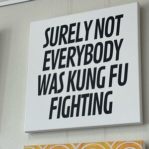 Black and White Quote Canvas Art